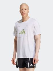 Adidas Koszulka w kolorze białym rozmiar: L. Białe bezrękawniki Adidas, l, bez wzorów, bez kołnierzyka, bez ramiączek. Za 91.56 zł.