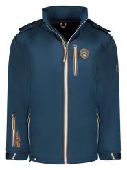 Geographical Norway Kurtka softshellowa "Tabim" w kolorze granatowym rozmiar: L. Niebieskie kurtki outdoor i hardshell Geographical Norway, l, bez wzorów, bez kaptura. Za 161.73 zł.