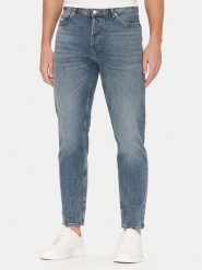 HUGO Jeansy 50537705 Niebieski Tapered Fit. Niebieskie jeansy Hugo, m. Za 389.99 zł.