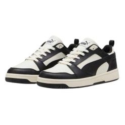 Męskie Buty Treningowe Rebound V6 CV Low Cut. Białe buty turystyczne Puma, bez wzorów, z gumy, bez zapięcia, trekkingowe. Za 345.99 zł.