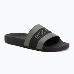 Klapki męskie BOGNER Belize 4 F. Czarne klapki Bogner, z materiału. Za 349.99 zł.
