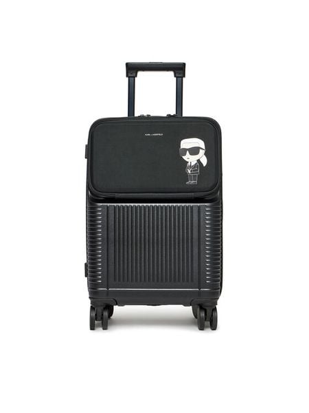 KARL LAGERFELD Walizka kabinowa 236M3196 Czarny. Czarne walizki KARL LAGERFELD, bez wzorów. Za 1,249.00 zł.