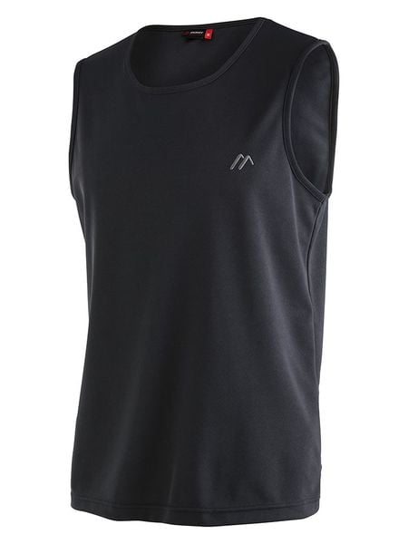 Maier Sports Top funkcyjny "Peter" w kolorze czarnym rozmiar: L. Czarne t-shirty sportowe Maier Sports, bez wzorów, z materiału, bez ramiączek, outdoorowe. Za 69.91 zł.