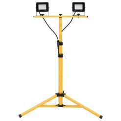 Reflektor led ze stojakiem, 2x20 w, zimne białe światło. Białe espadryle Vida, bez wzorów, z materiału, bez obcasa, bez zapięcia. W wyprzedaży za 239.00 zł.