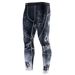 Legginsy sportowe męskie EXTREME HOBBY PSYCHO CLOWN. Czarne bielizna termoaktywna EXTREME HOBBY, m, bez wzorów, z elastanu. Za 229.00 zł.