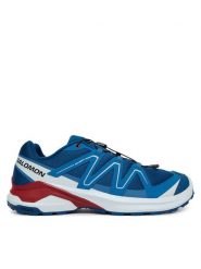Salomon Trekkingi Examotion L47964700 Granatowy. Niebieskie buty trekkingowe Salomon, bez wzorów, z materiału, bez zapięcia. Za 549.99 zł.