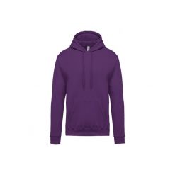 Bluza z kapturem Kariban. Fioletowe bluzy z kapturem KARIBAN, m, bez wzorów, z kapturem. Za 143.50 zł.