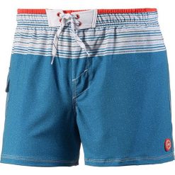 Szorty kąpielowe w kolorze niebieskim. Klapki marki Swimwear. W wyprzedaży za 75.95 zł.