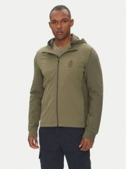 Aeronautica Militare Kurtka softshell 251AF499F559 Khaki Regular Fit. Brązowe kurtki Aeronautica Militare, m, bez wzorów, z softshellu, bez kaptura. Za 619.99 zł.