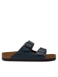 Birkenstock Klapki Arizona 0051151 Granatowy. Niebieskie klapki Birkenstock, ze skóry. Za 379.99 zł.
