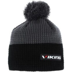 Czapka narciarska męska Viking Zak. Czarne czapki zimowe Viking, bez wzorów. Za 43.99 zł.
