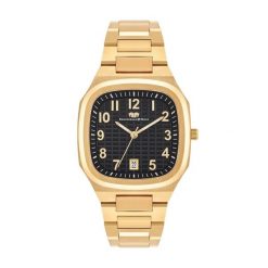 Rhodenwald & Söhne Zegarek Ikador Stal nierdzewna Żółte złoto Zegarki męskie 1 ct Męskie. Żółte, analogowe zegarki Rhodenwald & Söhne, z mosiądzu. Za 389.99 zł.