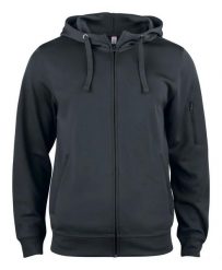 Clique Basic Active Hoody Full Zip – bluza z kapturem na zamek, 100% poliester. Czarne bluzy z kapturem CLIQUE, s, bez wzorów, z poliesteru, z kapturem. Za 203.98 zł.