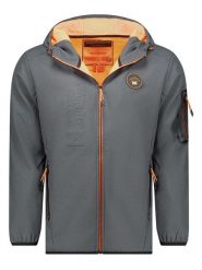 Geographical Norway Kurtka softshellowa "Tedro" w kolorze szarym rozmiar: L. Szare kurtki outdoor i hardshell Geographical Norway, l, bez wzorów, bez kaptura. Za 173.99 zł.