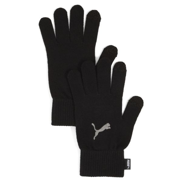 Rękawiczki Essentials PUMA. Czarne rękawiczki Puma, bez wzorów, z dzianiny. Za 79.00 zł.