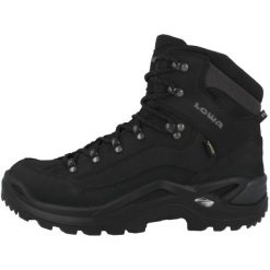Buty trekkingowe męskie Lowa Renegade Gtx Mid. Czarne buty turystyczne Lowa, na zimę, bez wzorów, z gore-texu, za kostkę, bez zapięcia, trekkingowe, gore-tex. Za 1,225.99 zł.