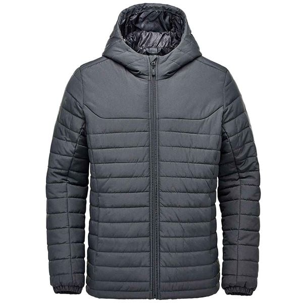 Męska Pikowana Bluza Z Kapturem Nautilus. Czarne bluzy z kapturem STORMTECH, m, bez wzorów, z poliesteru, z kapturem. Za 601.99 zł.