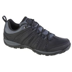 Buty trekkingowe męskie, Columbia Woodburn II. Czarne trekkingi Columbia, bez wzorów, z gumy, bez zapięcia. Za 349.99 zł.