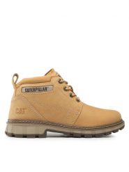 CATerpillar Trapery Gold Rush 723788 Brązowy. Brązowe trapery CATerpillar, z nubiku, bez zapięcia. Za 499.99 zł.