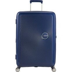 Walizka American Tourister Soundbox 67/24 TSA EXP. Niebieskie walizki American Tourister, bez wzorów, z materiału. Za 774.15 zł.