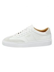 GANT Footwear Skórzane sneakersy "McJulien" w kolorze białym rozmiar: 45. Białe buty sportowe casual GANT Footwear, bez wzorów, bez zapięcia. Za 407.45 zł.