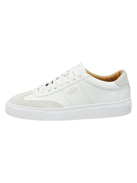 GANT Footwear Skórzane sneakersy "McJulien" w kolorze białym rozmiar: 44. Białe buty sportowe casual GANT Footwear, bez wzorów, bez zapięcia. Za 409.80 zł.