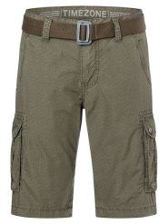 Timezone Bojówki - Regular fit - w kolorze khaki rozmiar: W33. Brązowe joggery i bojówki Timezone, bez wzorów, z tkaniny. Za 150.45 zł.