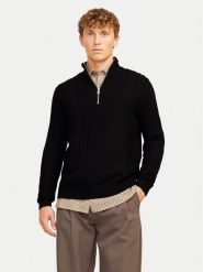 Jack&Jones Sweter Craig 12260826 Czarny Regular Fit. Czarne swetry rozpinane Jack&Jones, m, bez wzorów, z syntetyku, bez kołnierzyka, bez ramiączek. Za 119.99 zł.