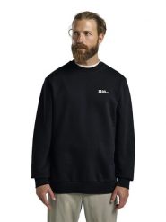 Jack Wolfskin Bluza "Essential" w kolorze granatowym rozmiar: S. Niebieskie bluzy Jack Wolfskin, s, bez wzorów, z bawełny, bez kaptura. Za 216.73 zł.