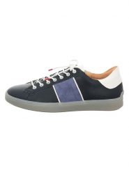 Think! Skórzane sneakersy w kolorze granatowym rozmiar: 42. Niebieskie buty sportowe casual Think!, bez wzorów, bez zapięcia. Za 269.95 zł.