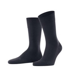 Skarpety Falke Sensitive New York. Niebieskie skarpety Falke, bez wzorów, z elastanu. Za 126.00 zł.