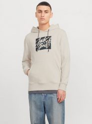 Jack & Jones Bluza w kolorze beżowym rozmiar: L. Brązowe bluzy Jack & Jones, l, bez wzorów, z kapturem. Za 86.99 zł.