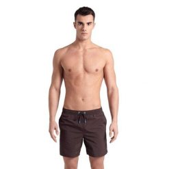 Spodenki szorty męskie krótkie plażowe Arena Solid Boxer. Brązowe odzież kąpielowa Arena, m, bez wzorów, sportowe. Za 171.98 zł.