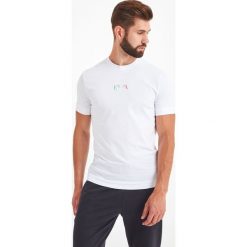 T-SHIRT EMPORIO ARMANI. T-shirty Emporio Armani, m, bez wzorów, bez kołnierzyka, bez ramiączek. Za 529.00 zł.