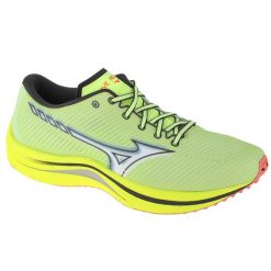 Buty do biegania męskie, Mizuno Wave Rebellion. Zielone buty do biegania Mizuno, bez wzorów, bez zapięcia, do biegania, mizuno wave. Za 599.99 zł.