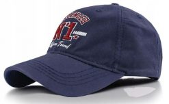 Bawełniana Bejsbolówka (Czapka z Daszkiem) - Pako Jeans - Influencer No. 1, Granat. Niebieskie czapki z daszkiem Pako Jeans, bez wzorów, z bawełny. Za 55.00 zł.