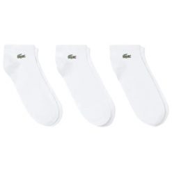 Skarpety Lacoste Core Performance (x3). Białe skarpety LACOSTE, bez wzorów, z materiału. Za 159.50 zł.