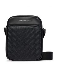 Tommy Hilfiger Saszetka Th Modern Monogram Mini Reporter AM0AM14844 Czarny. Czarne saszetki i nerki Tommy Hilfiger, bez wzorów, ze skóry. Za 369.99 zł.