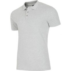 Koszulka polo męska TSM051AZ - JASNY SZARY MELANŻ. Koszulki polo marki 4F. W wyprzedaży za 49.99 zł.