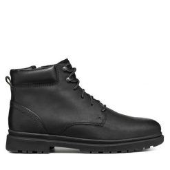 Trapery Geox. Czarne trapery Geox, bez zapięcia. Za 489.99 zł.