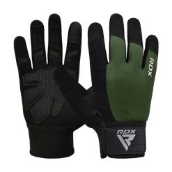 Rękawiczki RDX W1F Full Finger. Zielone rękawiczki RDX SPORTS, bez wzorów. Za 79.99 zł.