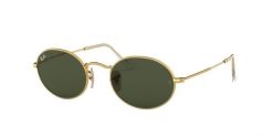 Okulary przeciwsłoneczne Ray-Ban Oval. Zielone okulary przeciwsłoneczne Ray-Ban, okrągłe. Za 549.99 zł.