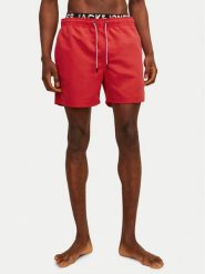 Jack&Jones Szorty kąpielowe Jpstfiji 12227254 Czerwony Regular Fit. Czerwone kąpielówki Jack&Jones, m, bez wzorów, z syntetyku. Za 129.99 zł.