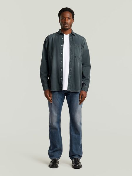 G-Star Koszula - Regular fit - w kolorze szarym rozmiar: XXL. Szare koszule G-Star, xxl, bez wzorów, z bawełny, bez kołnierzyka, bez ramiączek. Za 237.17 zł.