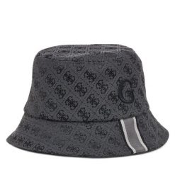 Kapelusz Guess. Czarne kapelusze Guess, z aplikacjami. Za 199.99 zł.