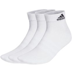 Skarpety adidas Cushioned Sportswear Ankle Socks 3p. Białe skarpety Adidas, bez wzorów. Za 42.90 zł.