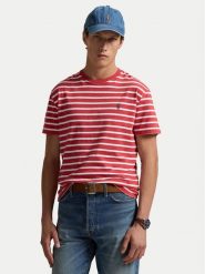 Polo Ralph Lauren T-Shirt 710938134005 Czerwony Slim Fit. Czerwone koszulki polo Polo Ralph Lauren, l, bez wzorów, z bawełny, bez kołnierzyka, bez ramiączek. Za 259.99 zł.