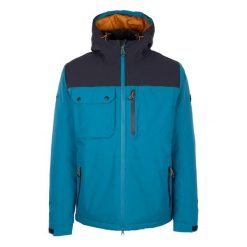 Męska Ocieplana Kurtka Eastwell. Niebieskie kurtki Trespass, m, bez wzorów, z puchu, bez kaptura. Za 489.99 zł.