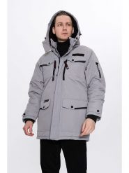 CANADA weather gear Kurtka zimowa w kolorze szarym rozmiar: XL. Szare kurtki CANADA weather gear, na zimę, xl, bez wzorów, bez kaptura. Za 387.24 zł.