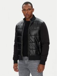 KARL LAGERFELD Kurtka przejściowa 505065 553565 Czarny Regular Fit. Czarne kurtki KARL LAGERFELD, l, bez wzorów, z syntetyku, bez kaptura. Za 1,419.00 zł.